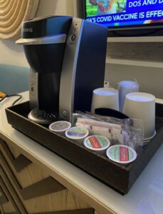 ホテルのコーヒーメーカー