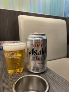空港でのビール