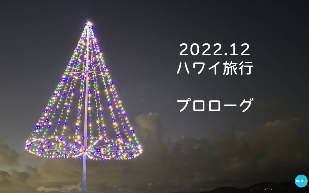 【2022年12月ハワイ旅行記】準備・プロローグ編