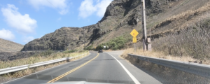 ハワイオアフ島東海岸のドライブ