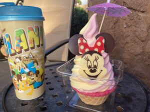 Minnie Dole Whip Waffle Bowl with Sprinkles